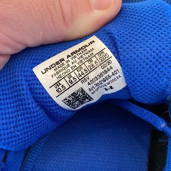 Mens Under Armour Toccoa Trail, 10.5 - Picture 5 of 5